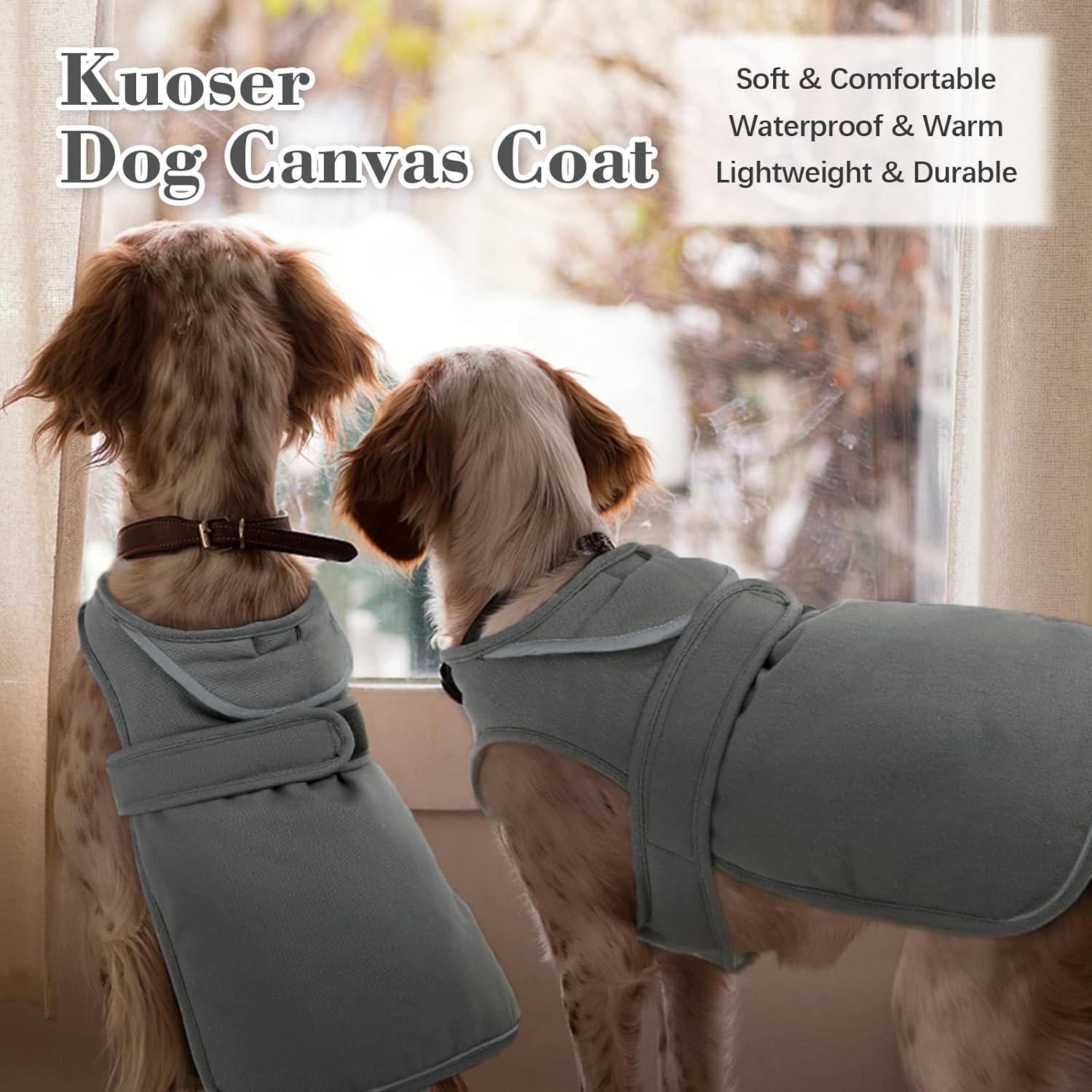 Winter Hundemantel Reflektierend Fleece Wasserdicht XS-3XL Grau