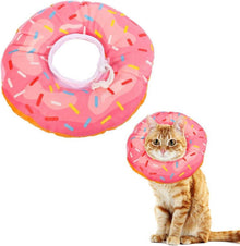 Weiches Donut-Halsband für Katzen und Hunde - Rosa