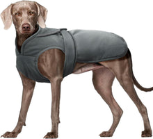 Reflektierender Hundemantel Winter Fleece XS-3XL Grau