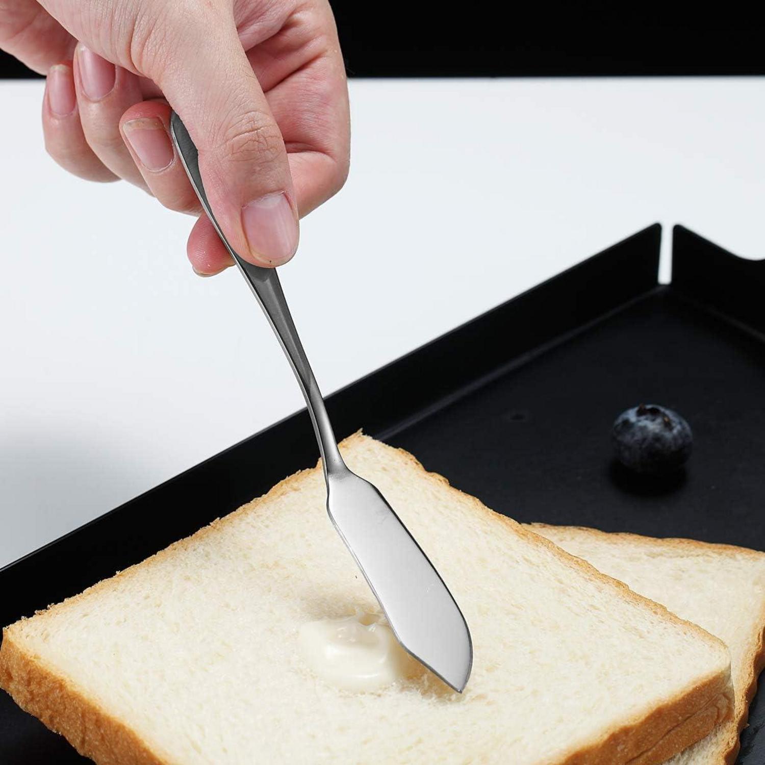 Kyraton Servierset Edelstahl 10-teilig Spiegelpolitur Ergonomischer Griff