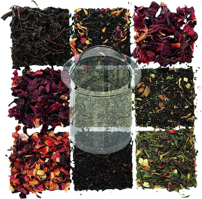 Edelstahl Teekanne 800ml Siebeinsatz Früchte Kräuter-Infusionstee