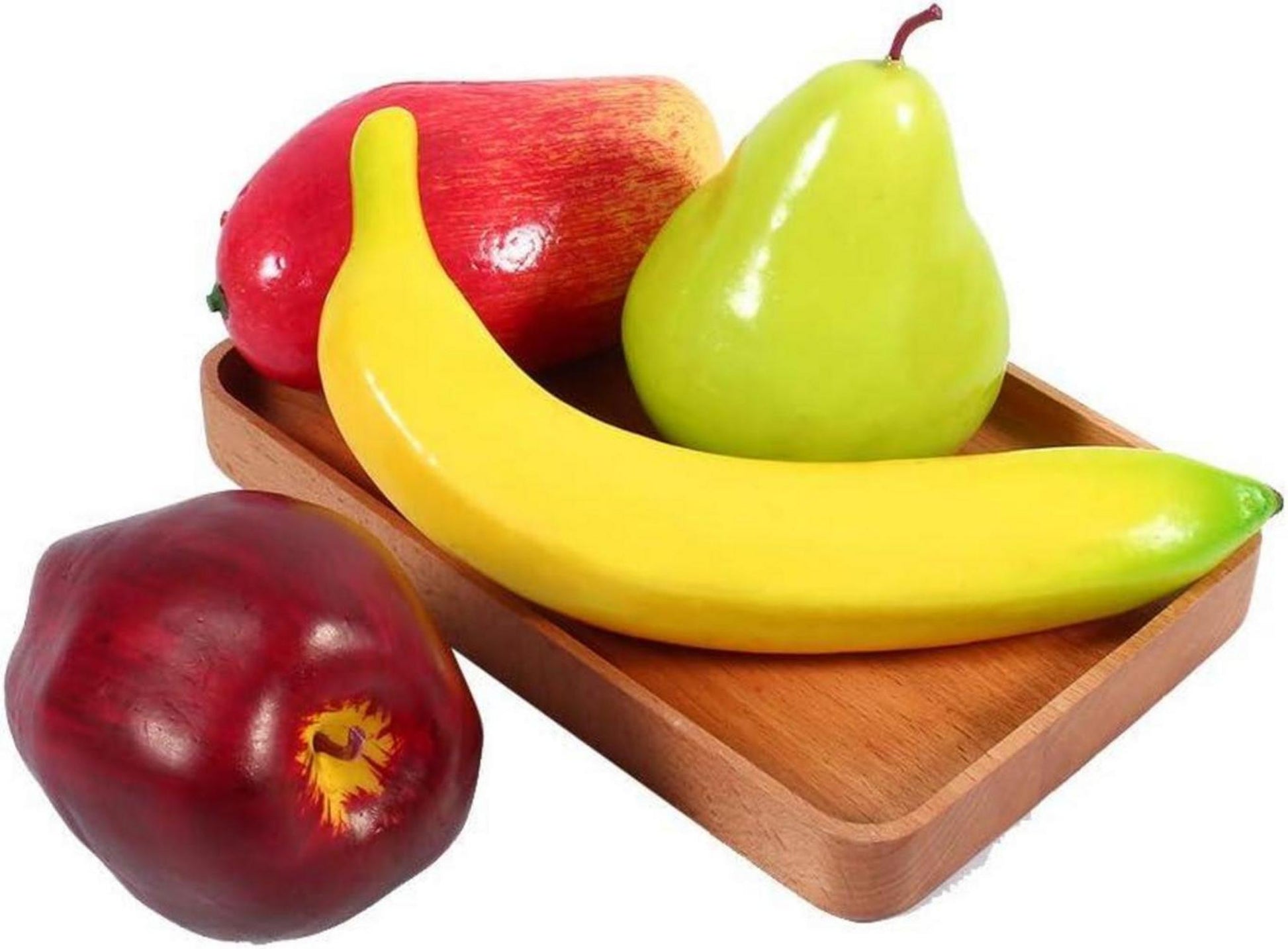 8 Stück Kunstobst Set - Künstliche Früchte für Dekoration, Lebensmittelpräsentation & Party-Deko