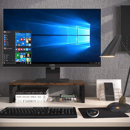 Monitorständer Holz Vintage Bildschirmerhöhung Laptop PC Büro