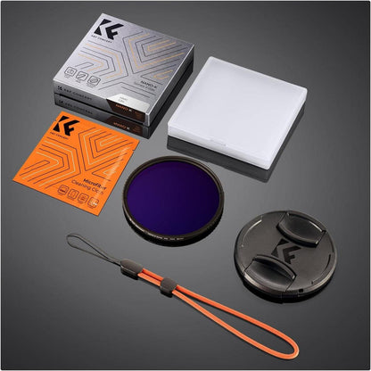 82mm Polfilter CPL Filter mit Objektivdeckel und Reinigungstücher