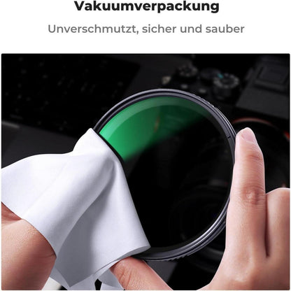 77mm Polfilter CPL Filter mit Objektivdeckel und