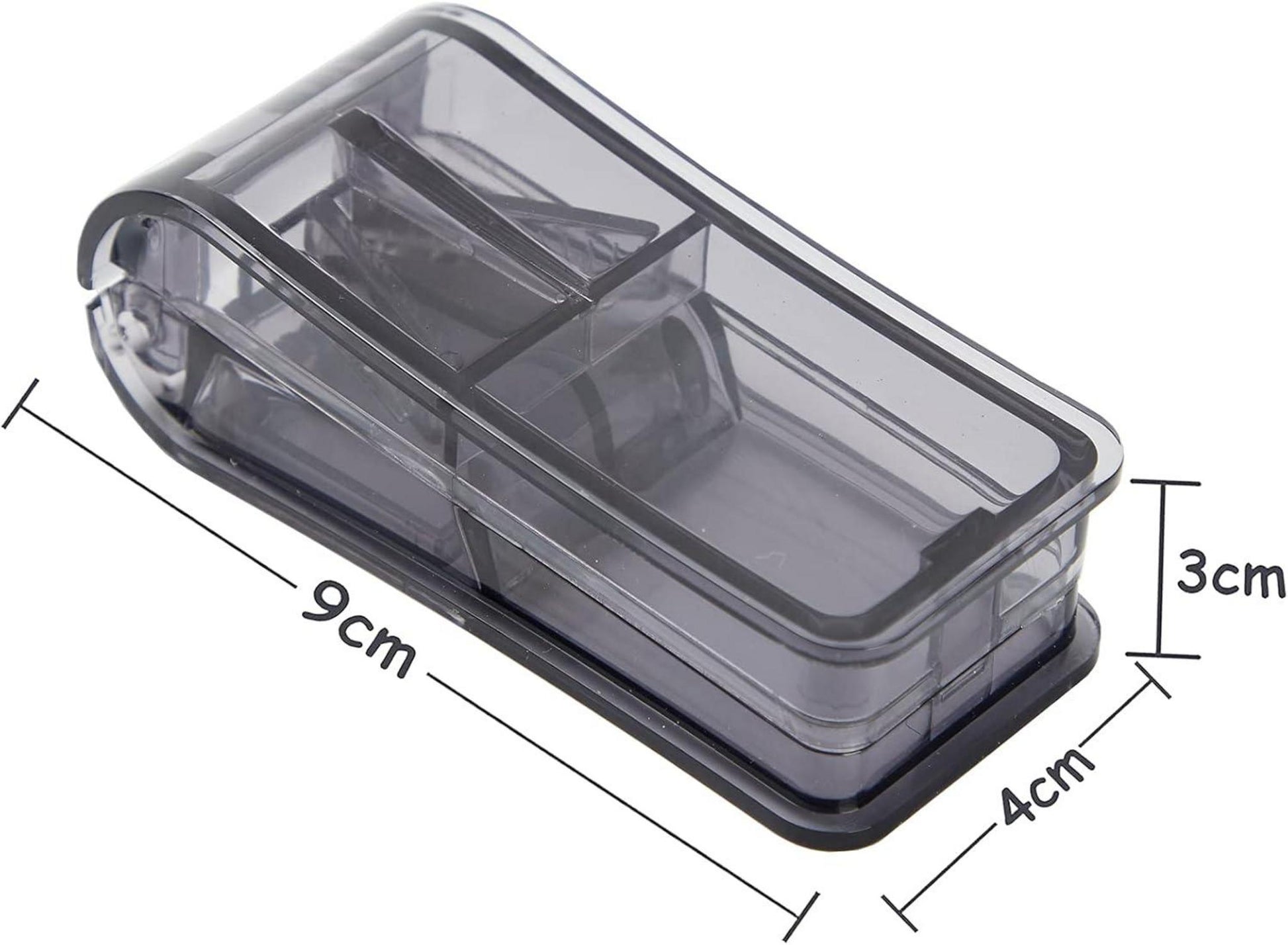 GeekerChip Tabletten Teiler mit Aufbewahrungsfach - Blau und