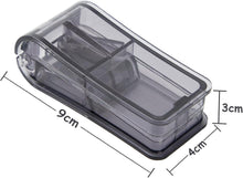 GeekerChip Tabletten Teiler mit Aufbewahrungsfach - Blau und