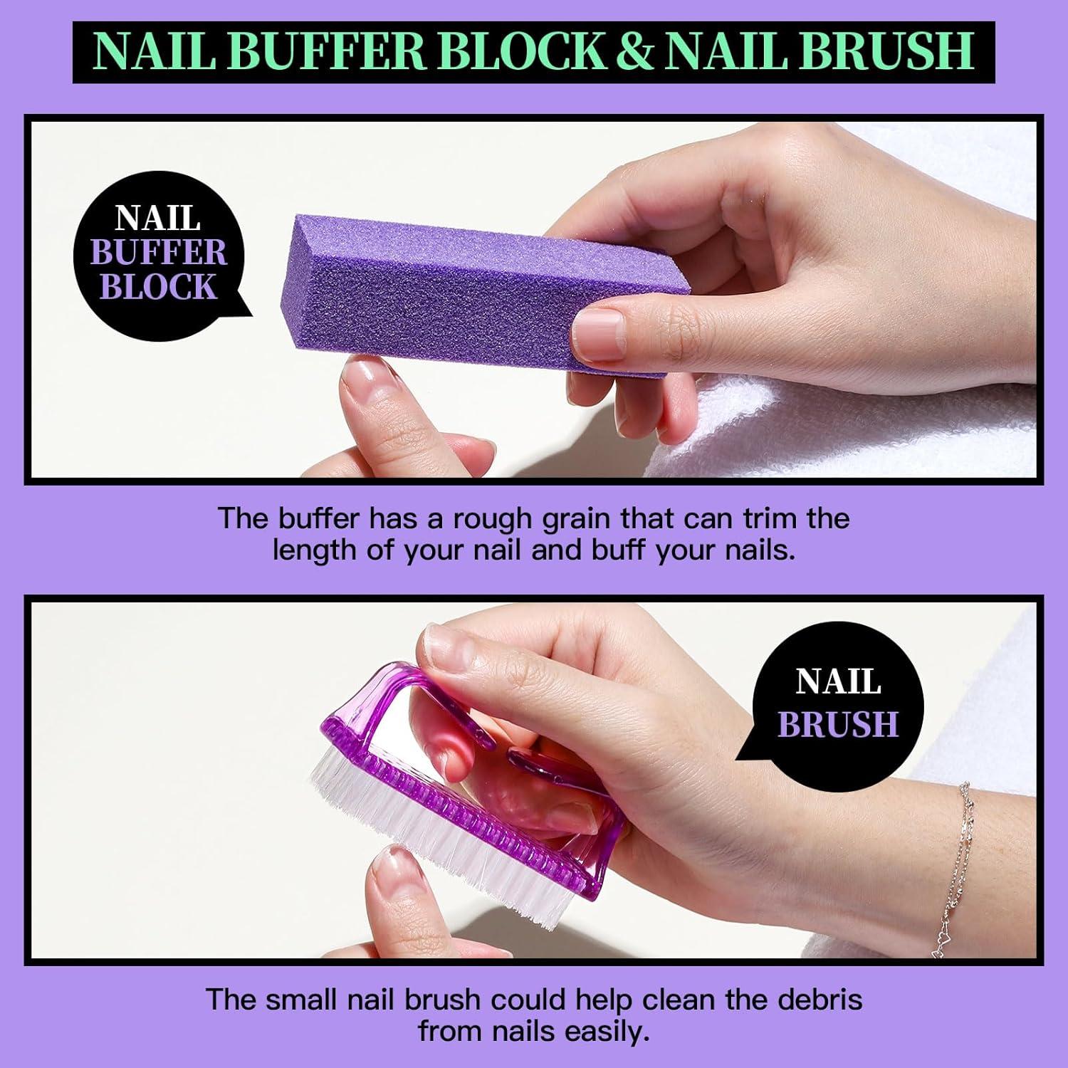 Nagelfeilen Set Maniküre Pediküre Buffer Nägel Nagelzange