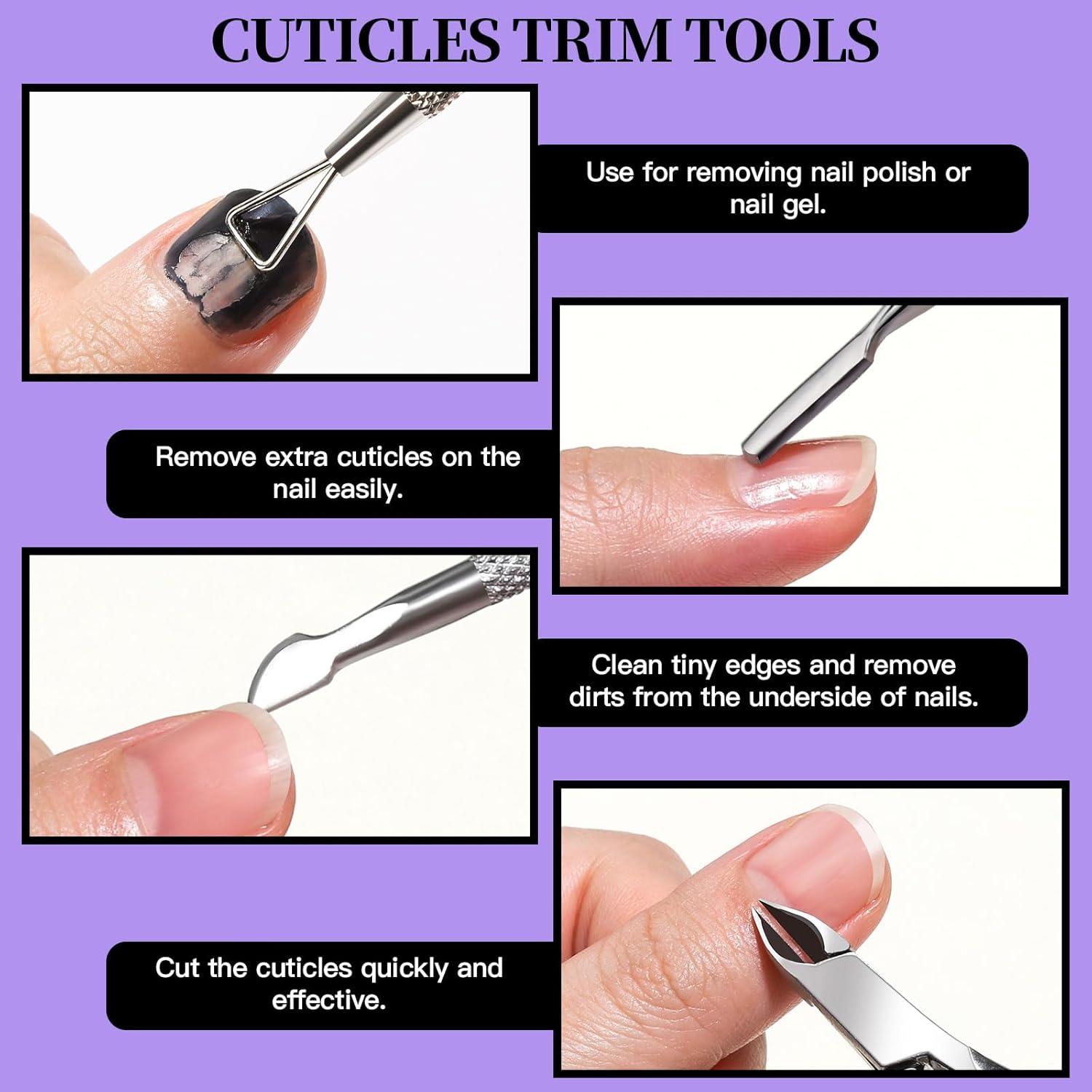 Nagelfeilen Set 100/180 Puffer Maniküre Pediküre Tool Kit
