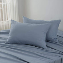 2er Set Aisbo Kissenbezug 50x80cm Hellblau Mikrofaser