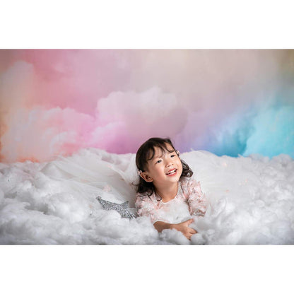 Fotografie Hintergrund 3x2m Wolkenhimmel Mikrofaser