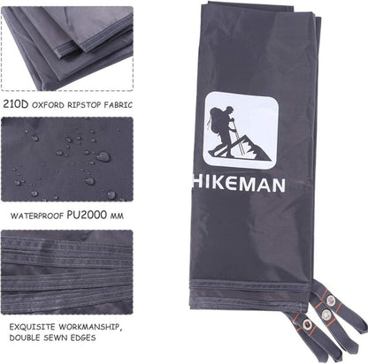 HIKEMAN Zeltplane Camping Plane Wasserdichtes Tarp 240*210cm