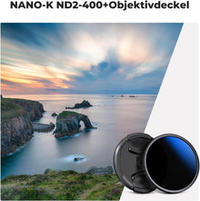 62mm ND Filter Variabler Graufilter ND2-400 mit