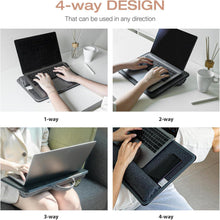 Kleines Laptopkissen für Bett/Couch/Sofa bis 14 Zoll - 37 x