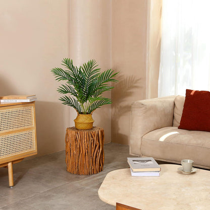 Kunstpflanze Areca 60cm Künstliche Palme Deko Schlafzimmer Büro Garten