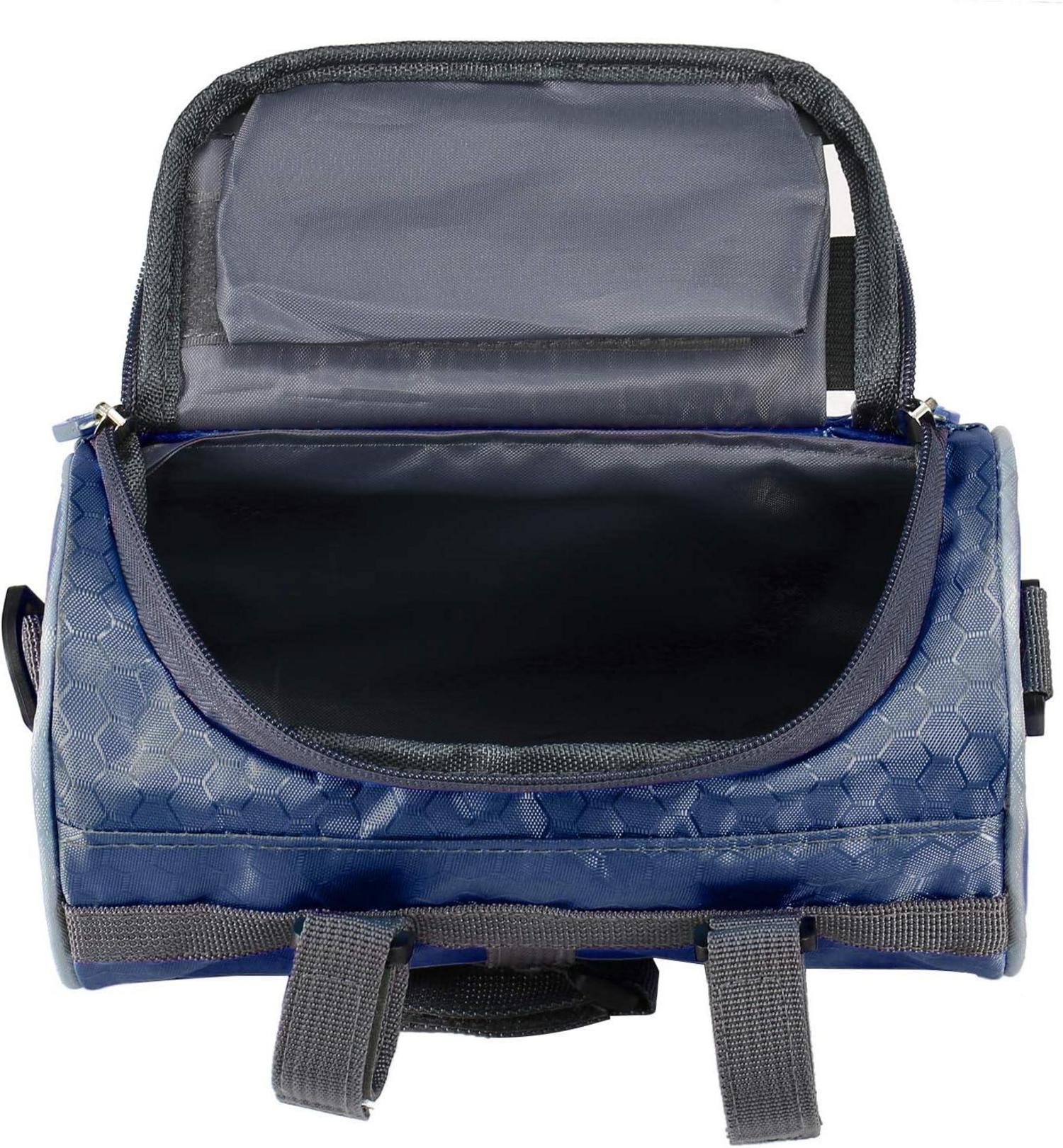 Wasserdichte Fahrrad Lenkertasche mit Touchscreen-Fenster - Dunkelblau