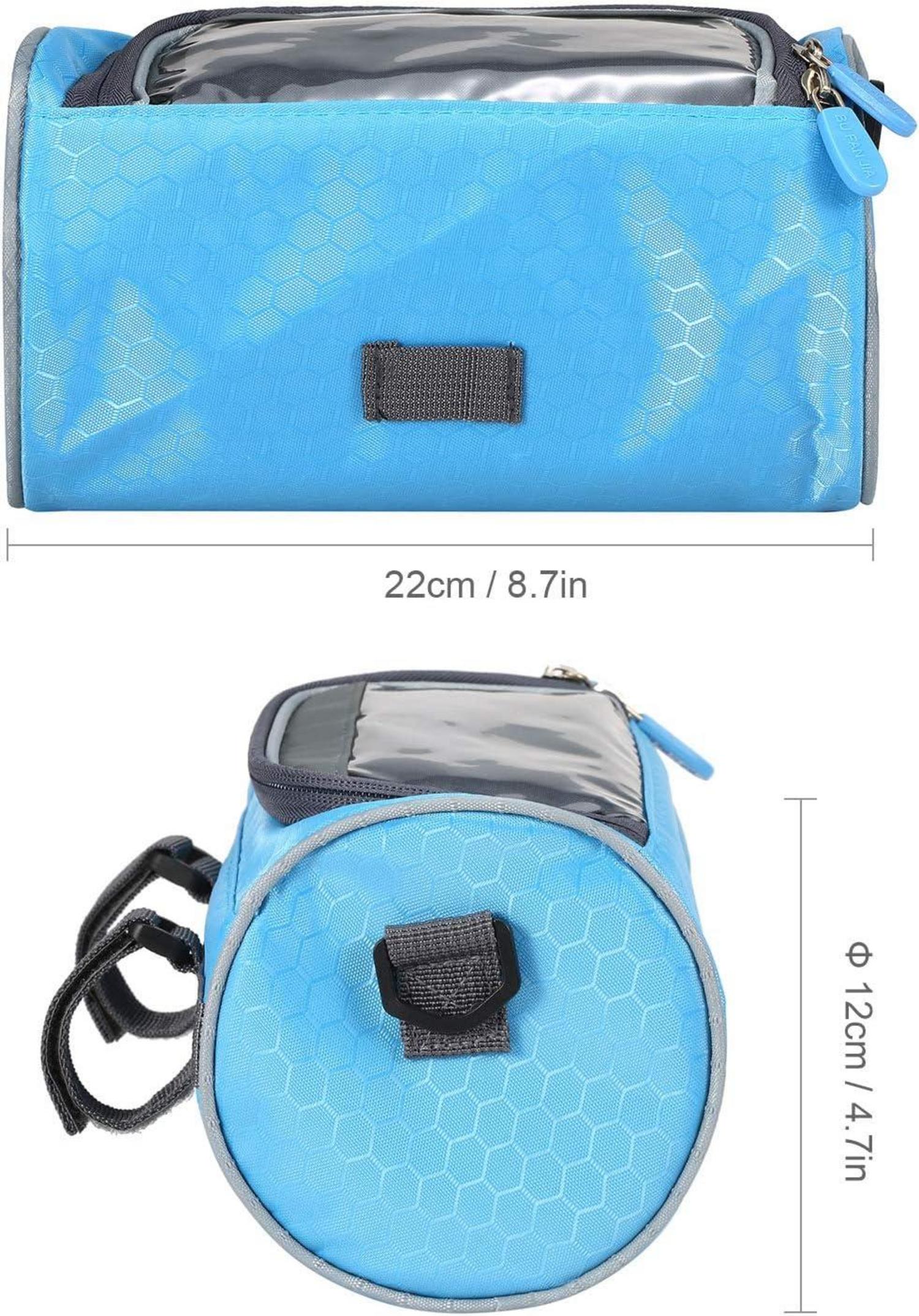 Fahrrad Lenkertasche wasserdicht mit Touchscreen PVC-Fenster 12x22cm