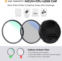 82mm UV Polfilter Set Nano K-Serie mit Filtertasche