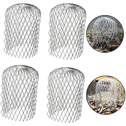 Dachrinnenschutz Alu Anti-Rost Einstellbar Rinnensieb 4 STK