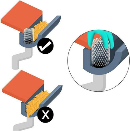 4er Set Dachrinnenschutz Alu Anti-Rost Einstellbar 2-4 Zoll Regenrohrschutz