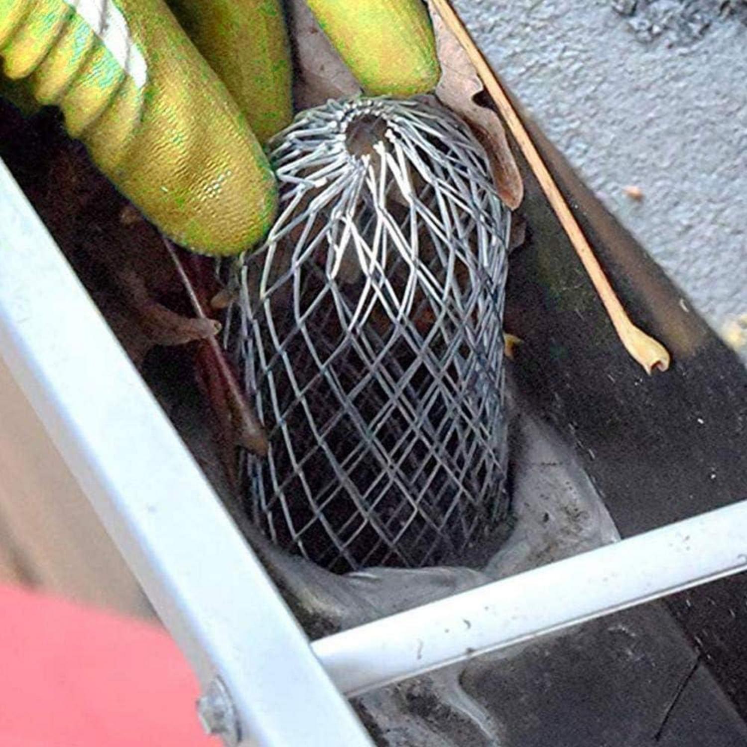 Dachrinnenschutz Alu Anti-Rost Rinnensieb 2-4 Zoll Einstellbar