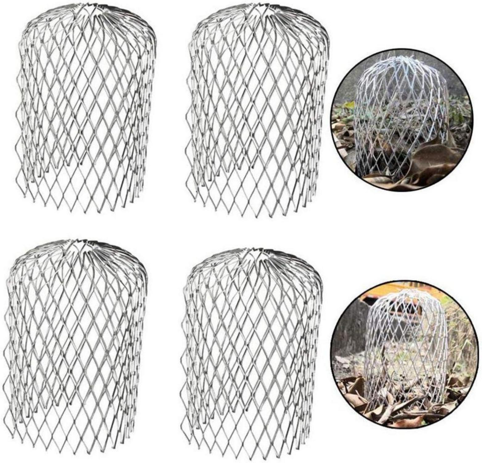 Dachrinnenschutz Alu Anti-Rost Einstellbar für Regenrohrschutz 15x8x8cm