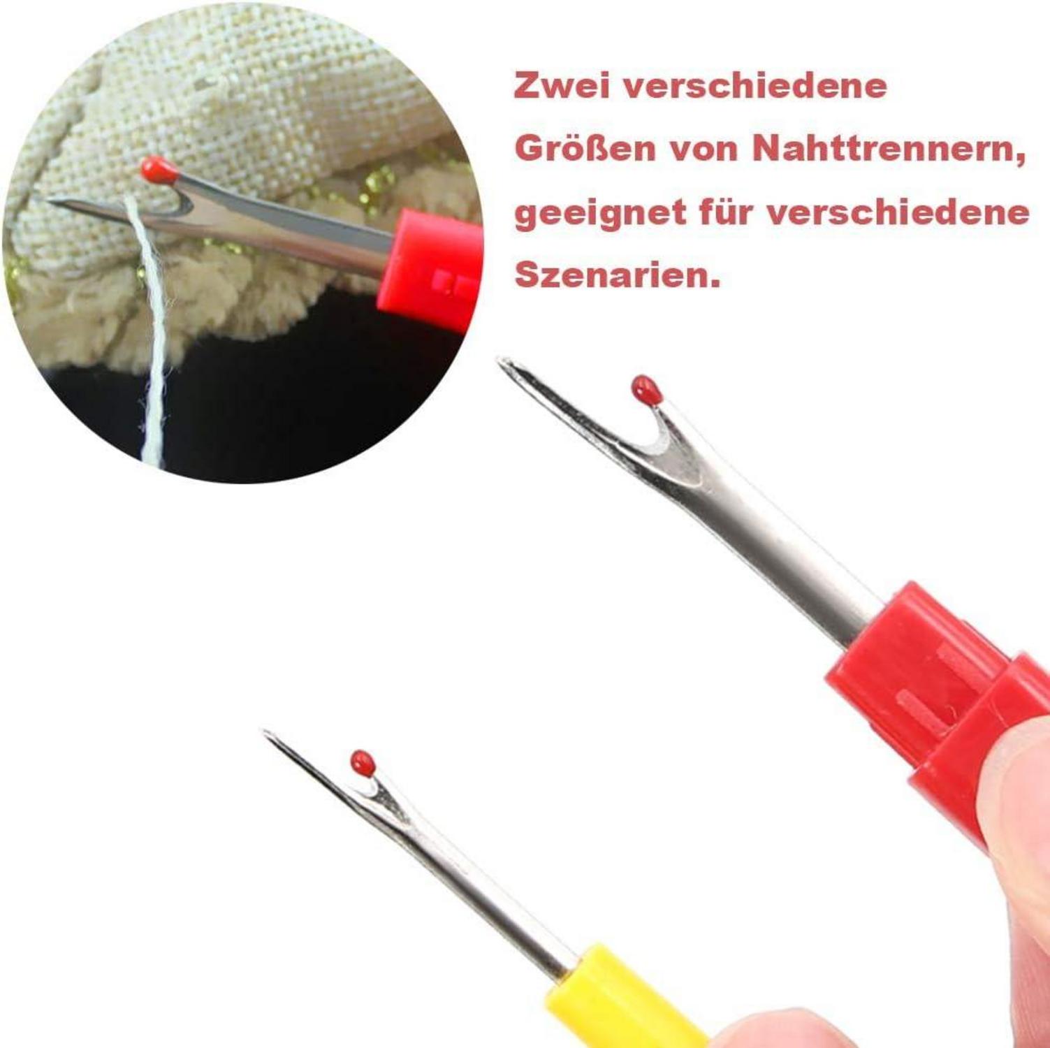 Nahttrenner Set Seam Ripper Kit Faden Unpicker Hand Nähen Sticken