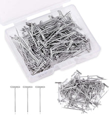 100 Stücke T-Nadeln Set 27mm T-Form Polsterung Aufbewahrungsbox