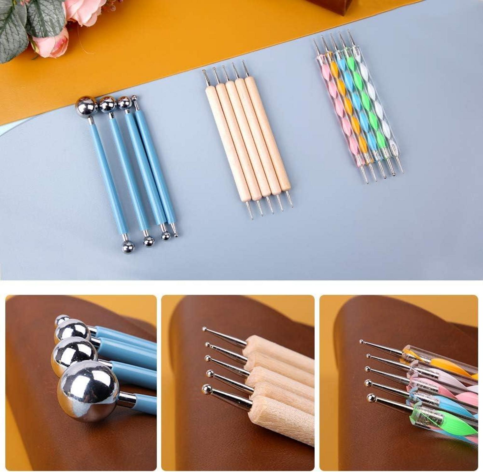 Punktierung Werkzeug Set Dotting Tools für Steine mit Aufbewahrungsbox