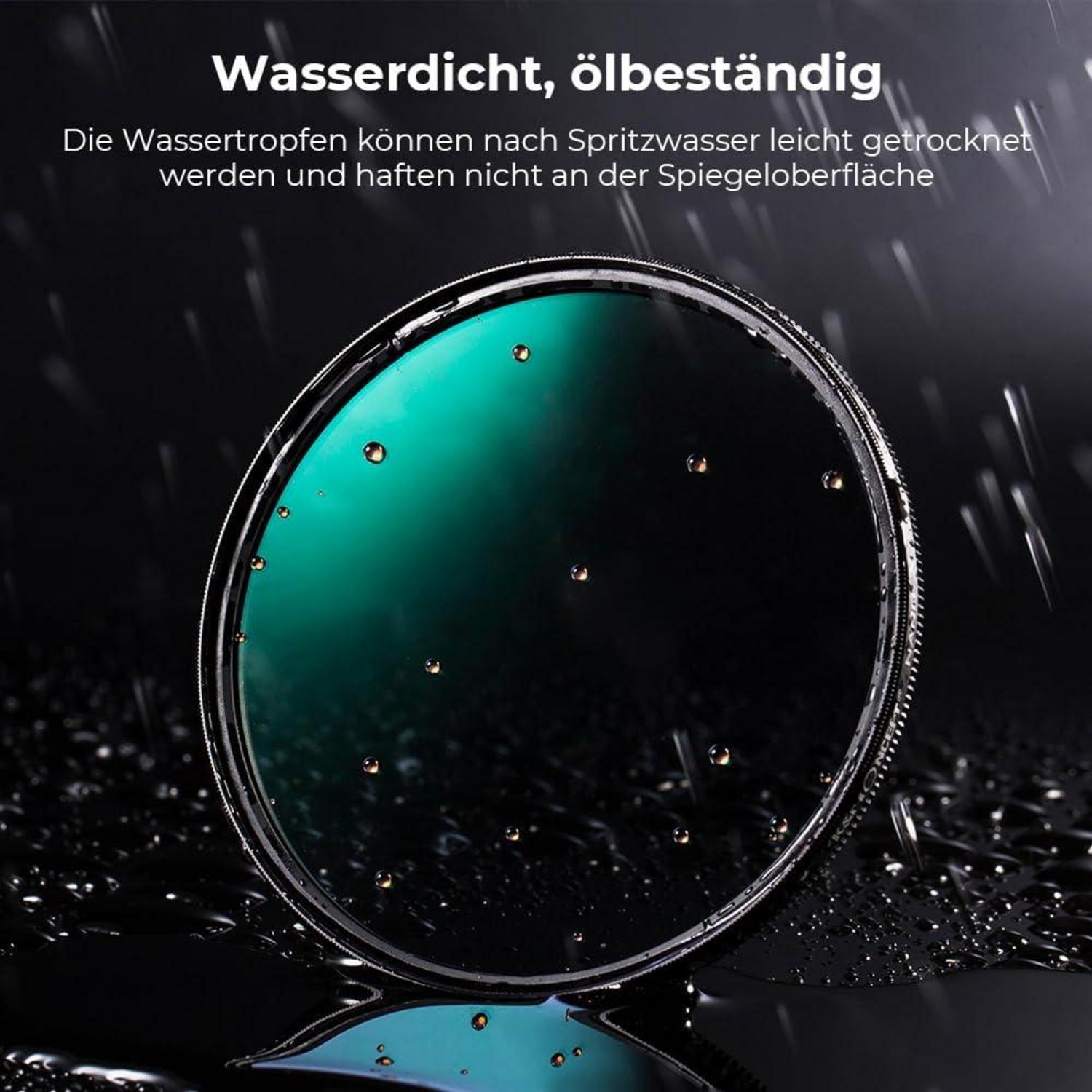 82mm Nano-X Polfilter CPL Filter 28x vergütet SCHOTT B270 - K&F Concept