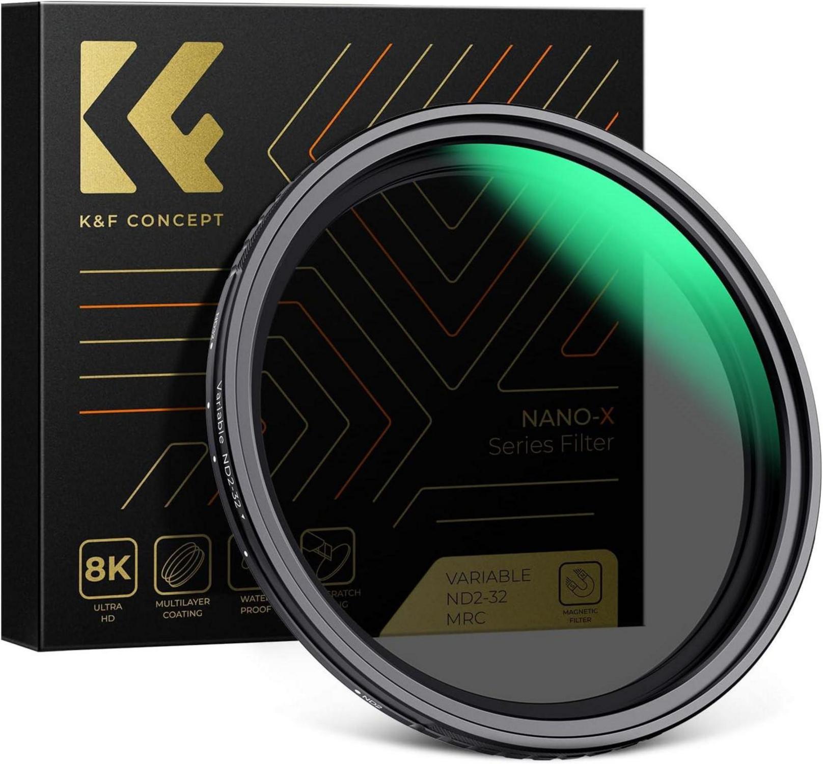 55mm Variabler ND Filter ND2-32 Magnetisch X Serie