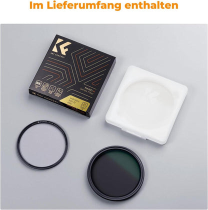 55mm Variable ND Filter ND2-32 Magnetisch mit Objektivadapter
