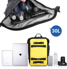 Multifunktionale Motorradtasche Wasserdicht Gelb 30L