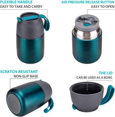 Thermobehälter Edelstahl Isolierbehälter 500ml warme Speisen
