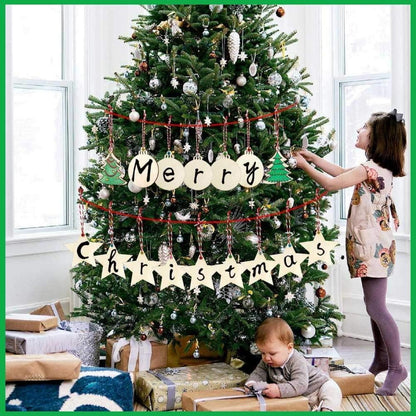 30-teiliges Weihnachtsanhänger-Set mit