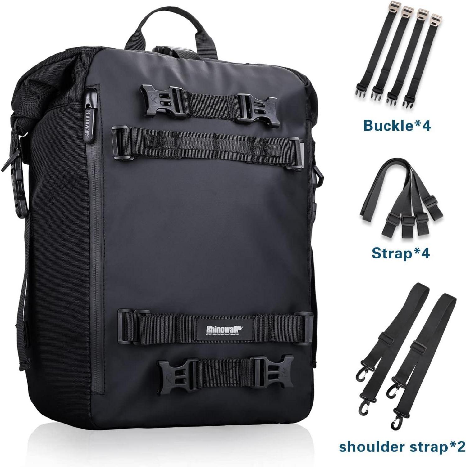 Motorradtasche wasserdicht 10/20/30L Schwarz