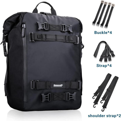 Motorradtasche wasserdicht 10/20/30L Schwarz