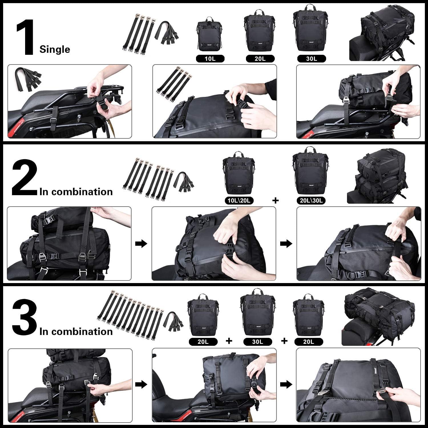 Multifunktionale Motorradtasche 20L