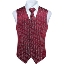 Herren Weihnachts Weste Santa Claus V-Ausschnitt