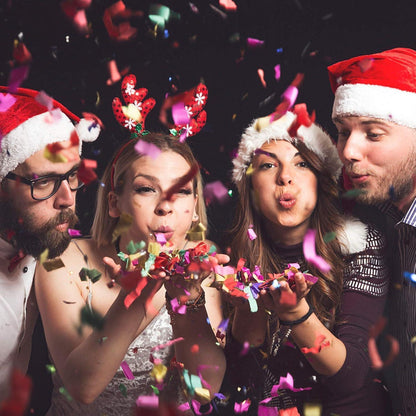 Herren Weihnachts Weste Santa Claus V-Ausschnitt