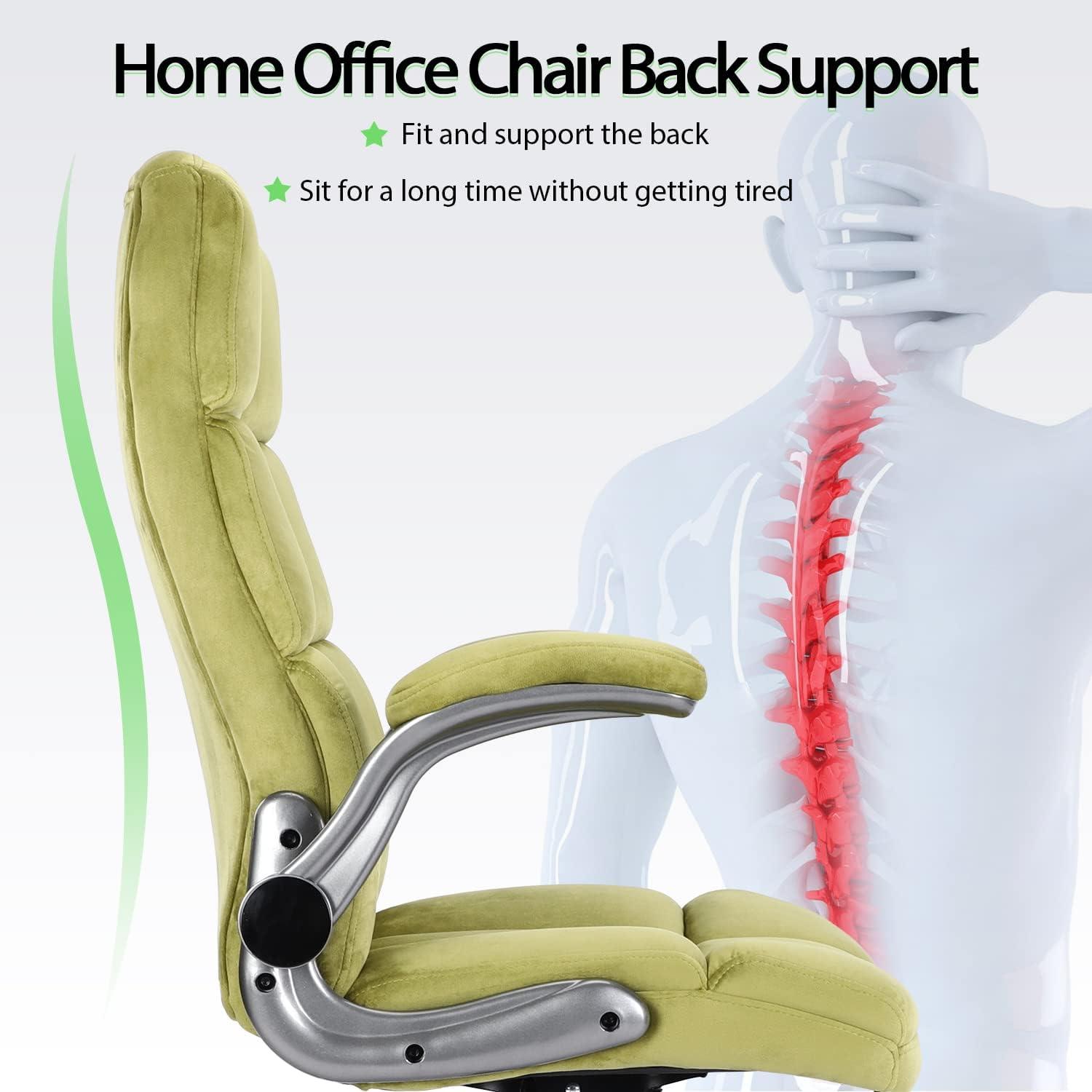 Ergonomischer Bürostuhl Grau Stoff Aufklappbare Armlehnen 360° Drehstuhl
