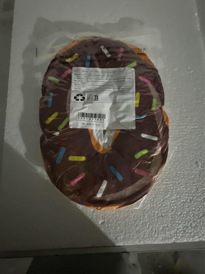 Xinzistar Halskrause Katzen Halsband Weich Einstellbarer Schützender Kragen Braun Donut M