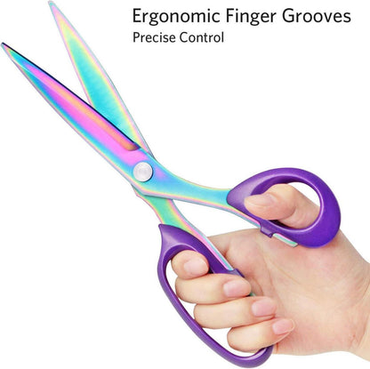 Asdirne Stoffschere Lila Titanbeschichtet 10 Zoll