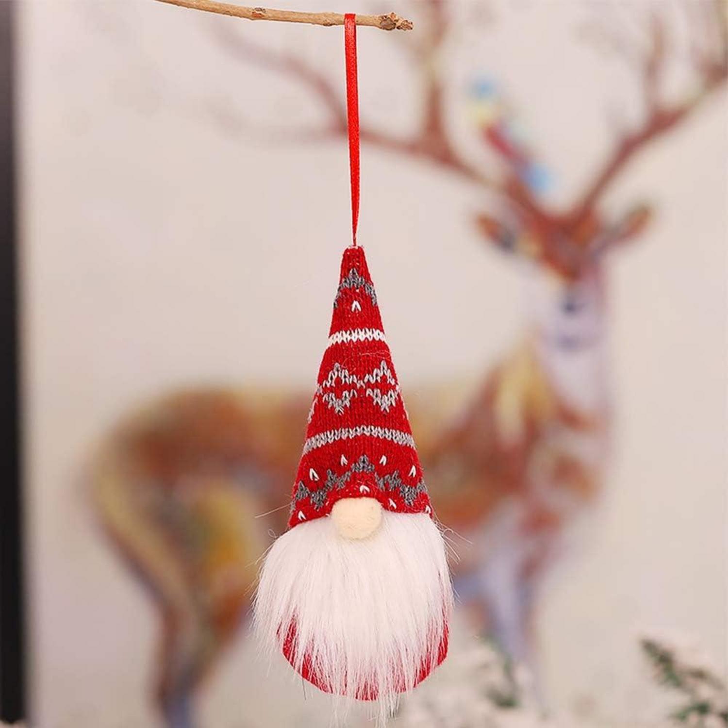 Weihnachtsdeko Weihnachtswichtel Figuren Plüsch Tür Kantenhocker 16cm