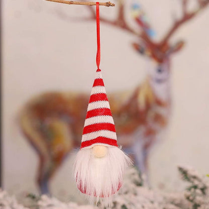 Weihnachtsdeko Wichtel Plüsch Figuren Tür Anhänger Kantenhocker Stoff Set