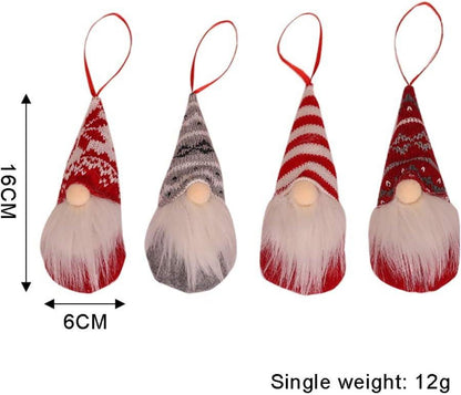 Weihnachtsdeko Wichtel Plüsch Figuren Tür Anhänger Kantenhocker Stoff Set