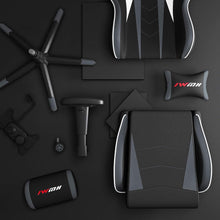 Ergonomischer Gaming Stuhl mit Fußstütze und