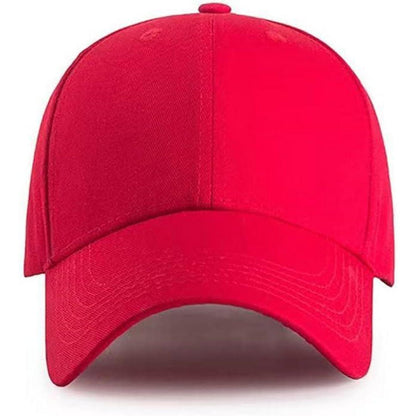 Baseball Cap Unisex – Verstellbare Kappe in A-Rot