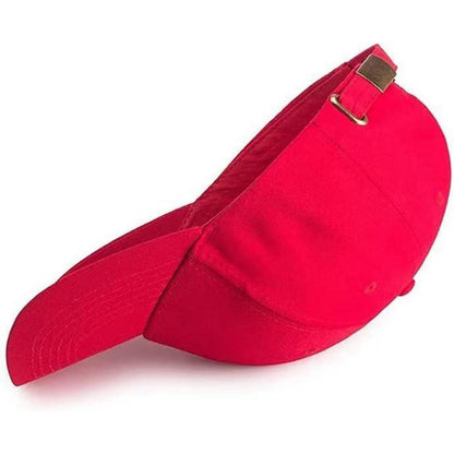 Baseball Cap Unisex – Verstellbare Kappe in A-Rot