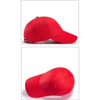 Baseball Cap Unisex – Verstellbare Kappe in A-Rot